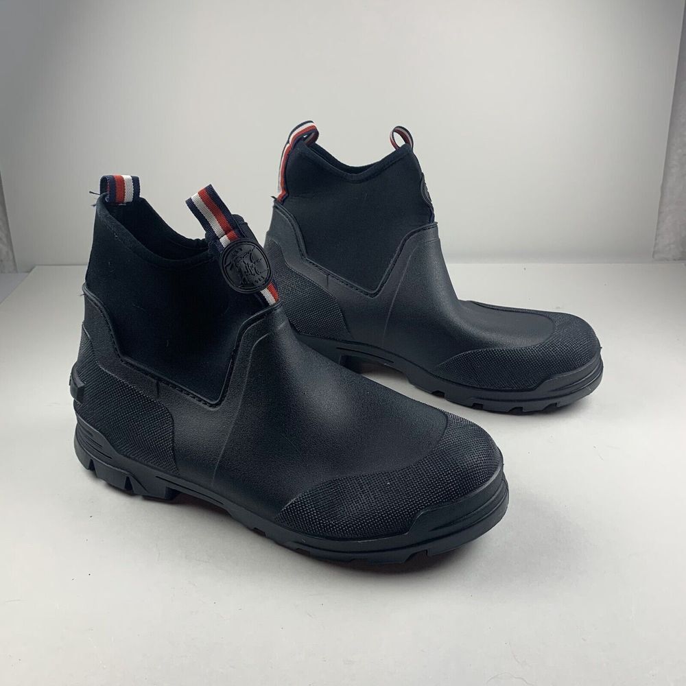 Tommy Hilfiger Candid Rain Boots Women's 10‎ Navy Casual Pull-On Ankle Boots